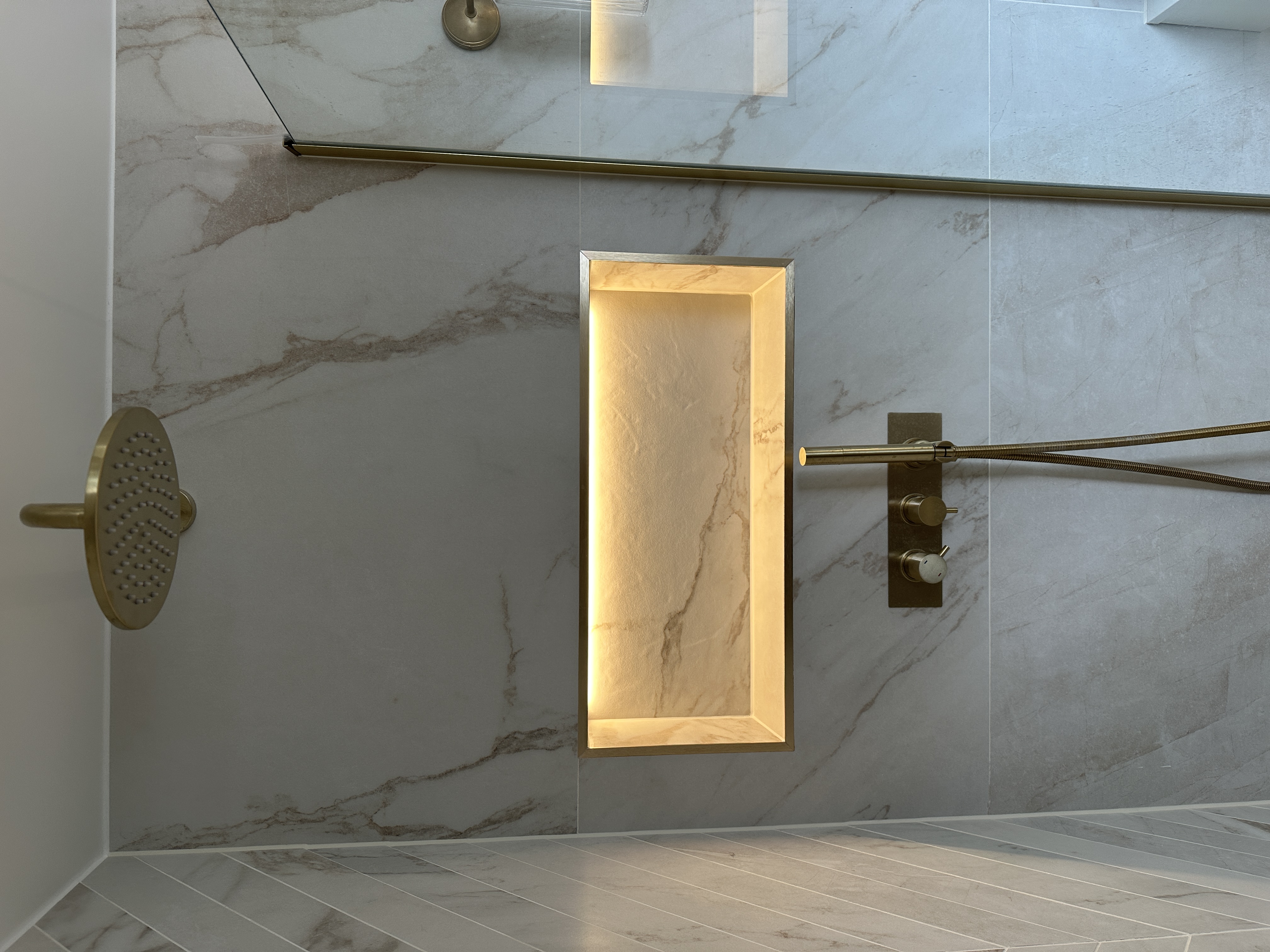 Bespoke wet room installation within a loft space