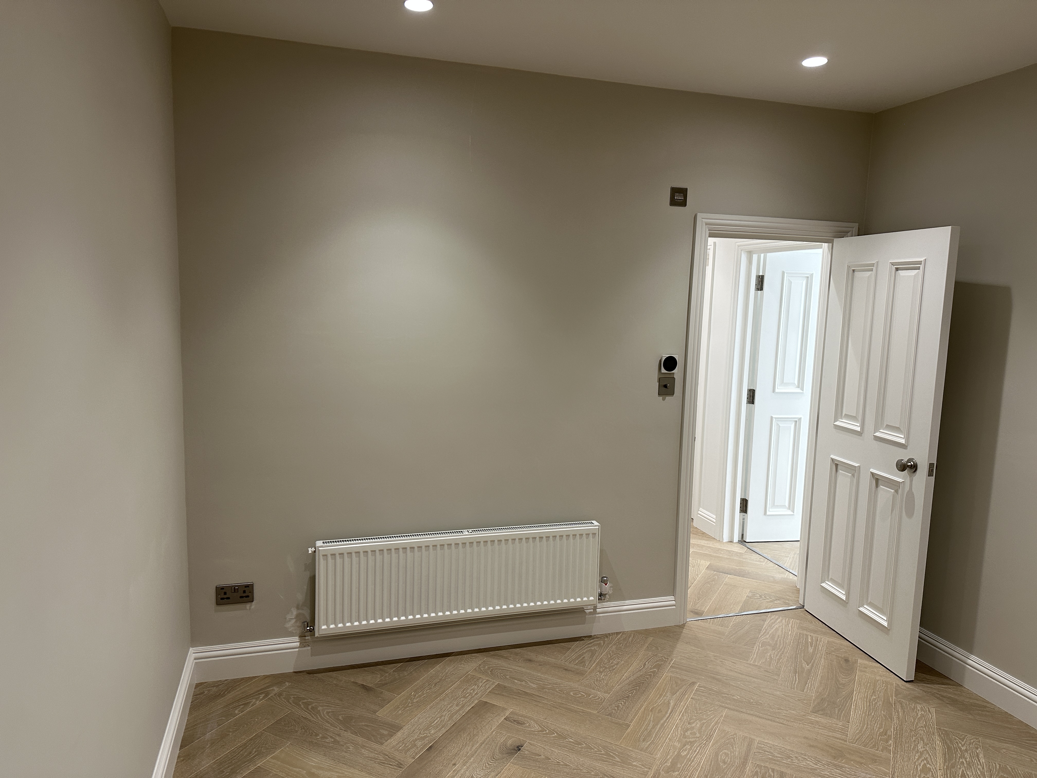 Full basement renovation following severe flood damage